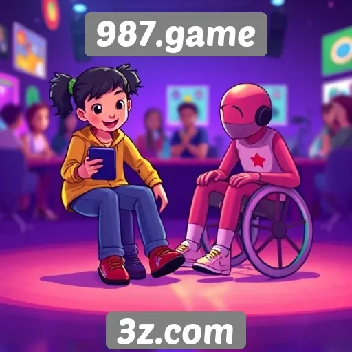 Acessibilidade e inclusão no site de jogos 987.game