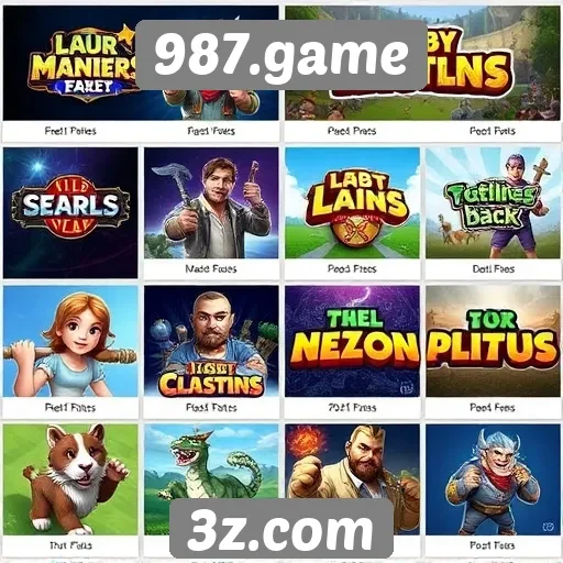 Comparativo entre jogos populares do site 987.game